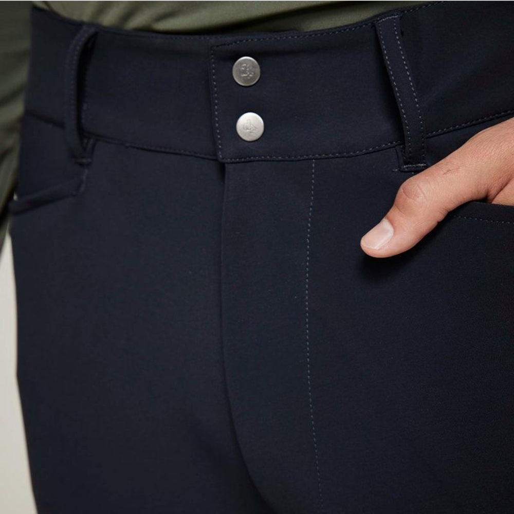 Mens Capitol Breeches | Knee Grip | Navy