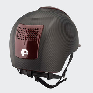 Carbon Helmet | E-Light Matt | 2 Burgundy Inserts