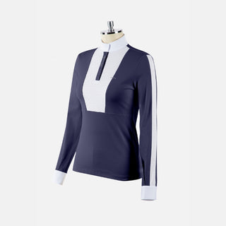 Ladies Brulla Long Sleeve Show Shirt | Navy