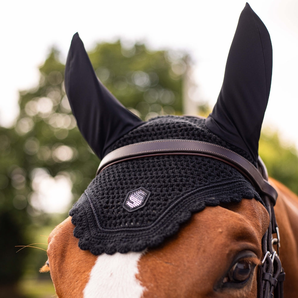 PRE-ORDER | FlyShield Swarovski Fly Hood | Black