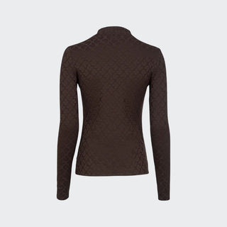 Ladies Cavaldelma Turtleneck Training Polo | Coffee