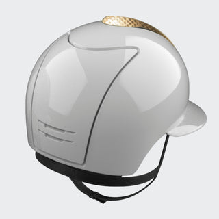 Cromo 2.0 Polish White/Metal | Polo Visor | Universe Gold | Snake Front Panel