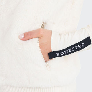 Ladies Ecofur Vest | Antique White