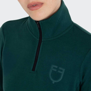 Ladies High Neck Half Zip Fleece Sweater | Pine Grove