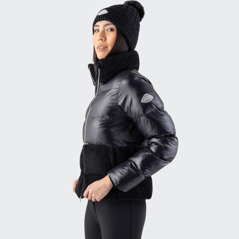 Ladies Geddy Teddy Coat | Black