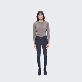Ladies Jazz Micro Perforated Training Polo | Taupe