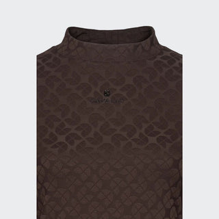 Ladies Cavaldelma Turtleneck Training Polo | Coffee