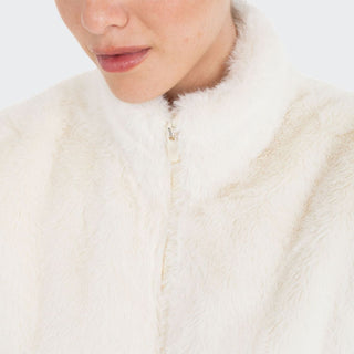 Ladies Ecofur Vest | Antique White