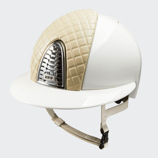 Cromo 2.0 White Polish | Polo Visor | Leather Front | Milano Collection