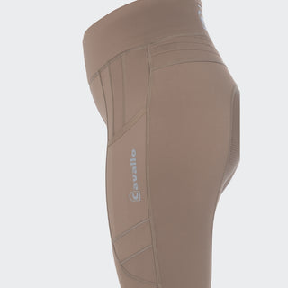 Ladies Cavallin Grip Riding Leggings | Mocha