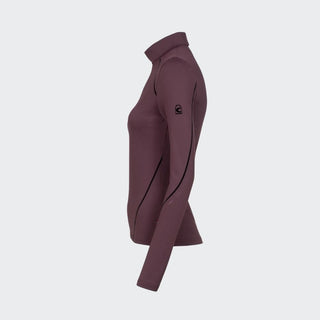 Ladies Cavaldesa Turtleneck Polo | Dusty Plum