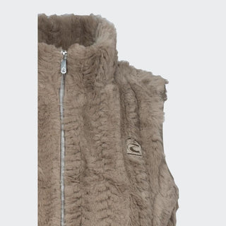 Ladies Cavaldiya Cosy Vest | Latte
