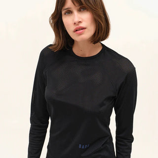 Ladies Jazz Micro Perforated Training Polo | Black