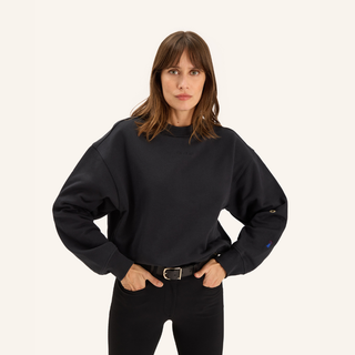 Ladies Birman Cotton Sweatshirt | Coal
