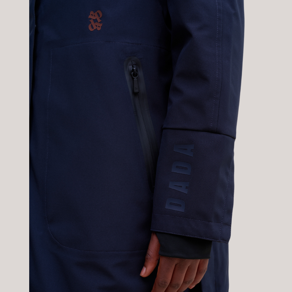 Delgado Long Winter Parka | Navy