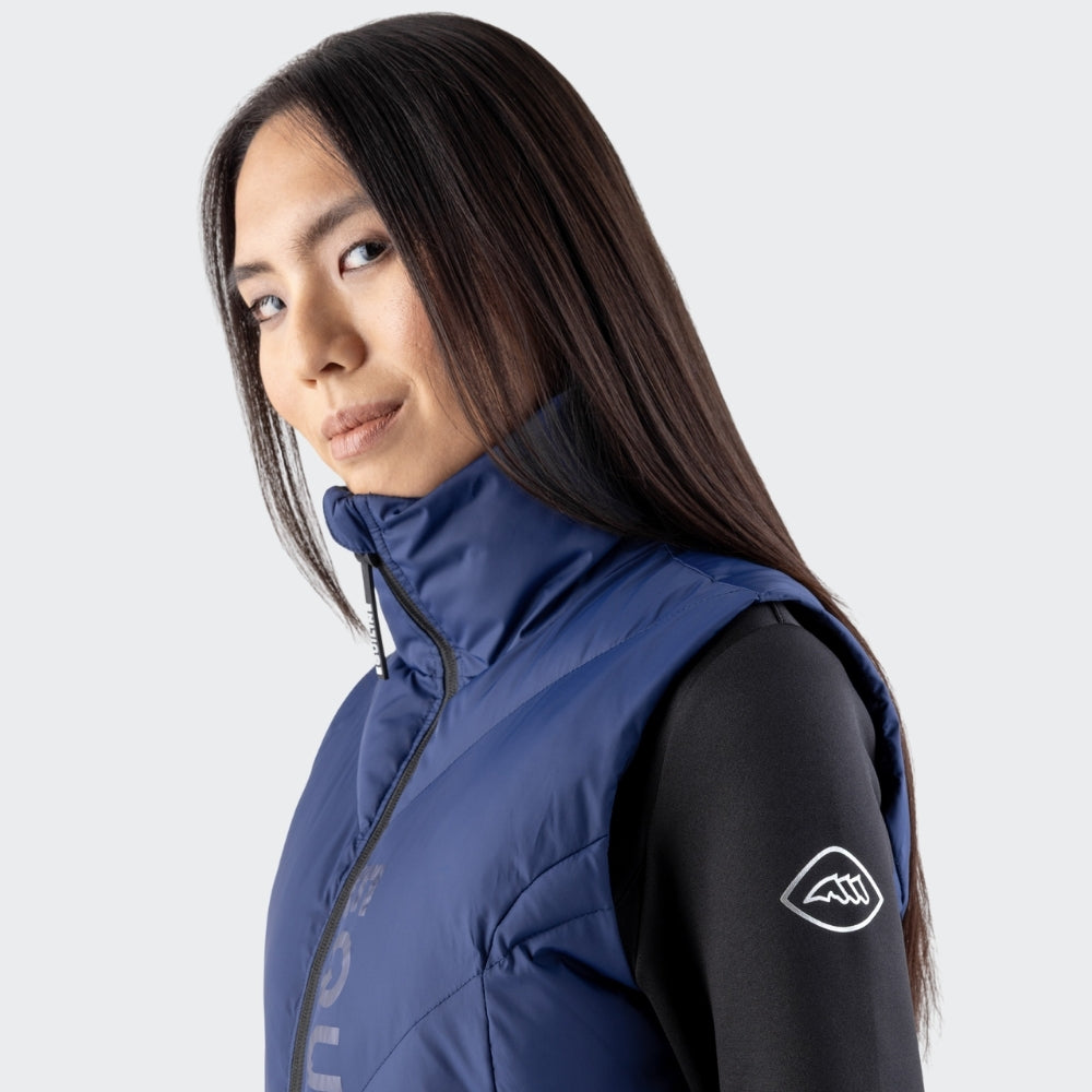 Ladies Cilet Padded Vest | Navy