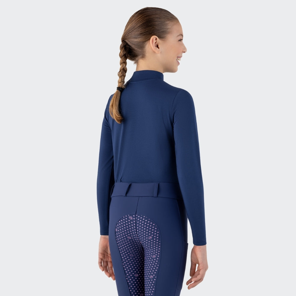 Girls Training Polo | Navy | Pink