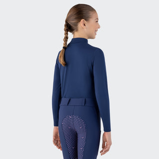 Girls Training Polo | Navy | Pink