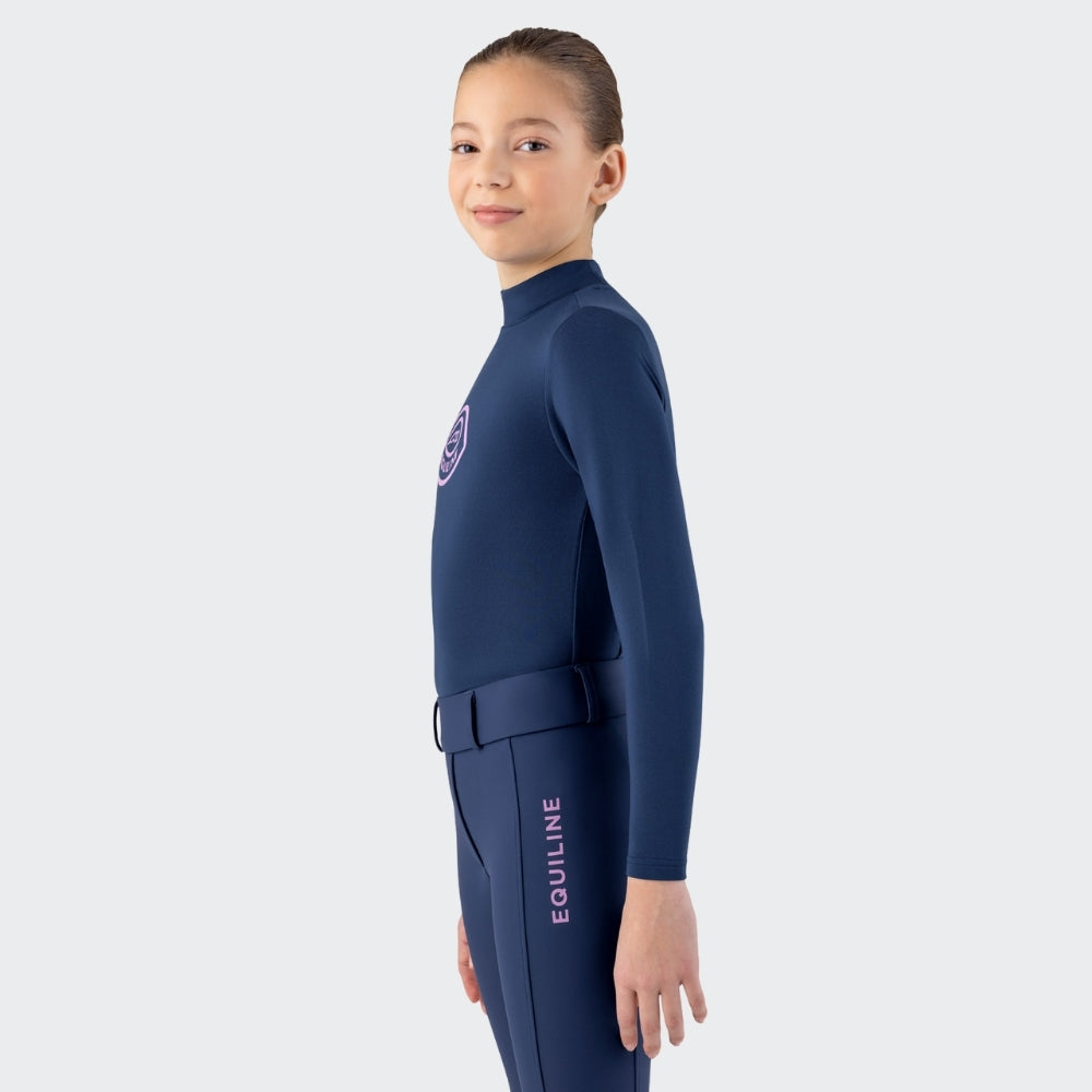 Girls Training Polo | Navy | Pink