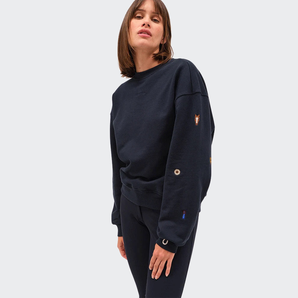 Ladies Birman Cotton Sweatshirt | Navy