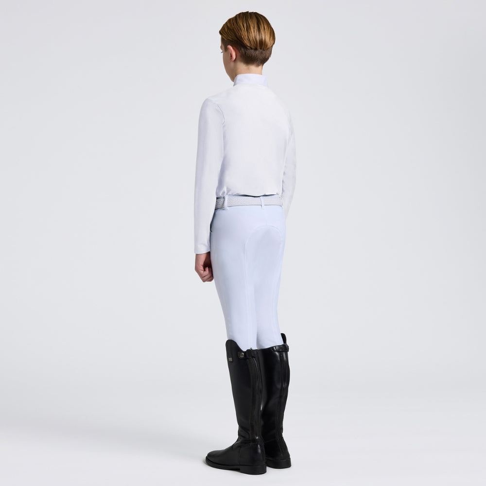 Boys CT Jersey Print Logo Show Shirt | Long Sleeve | White