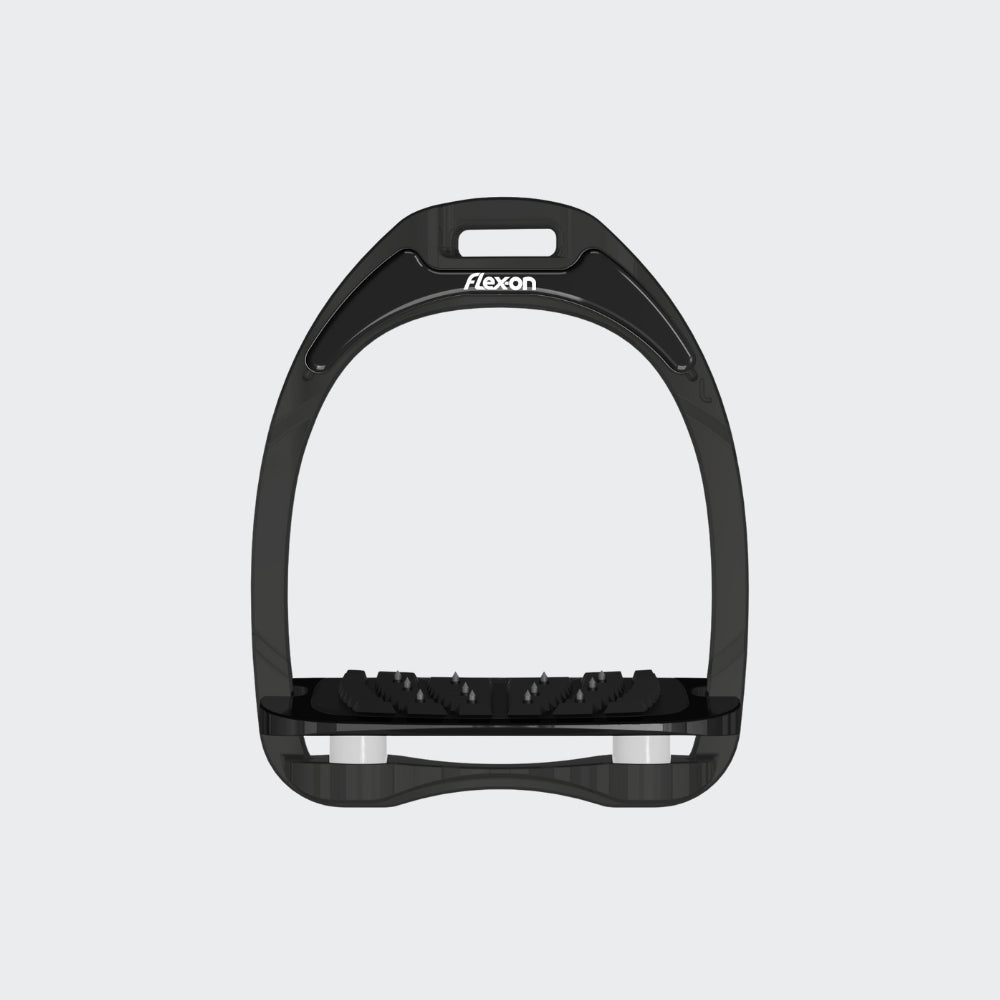Black Aluminium Stirrups | White