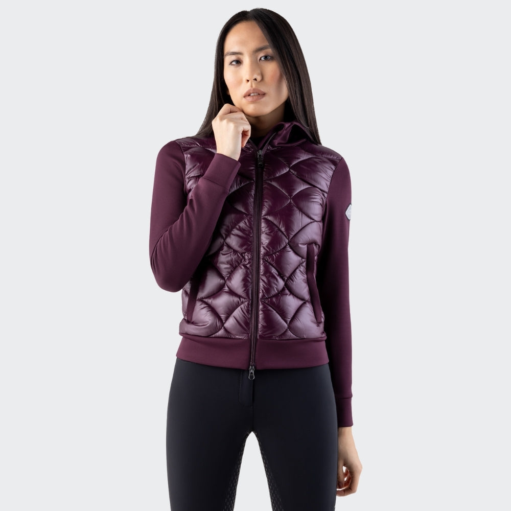 Ladies Gotel Full Zip Hoodie | Burgundy