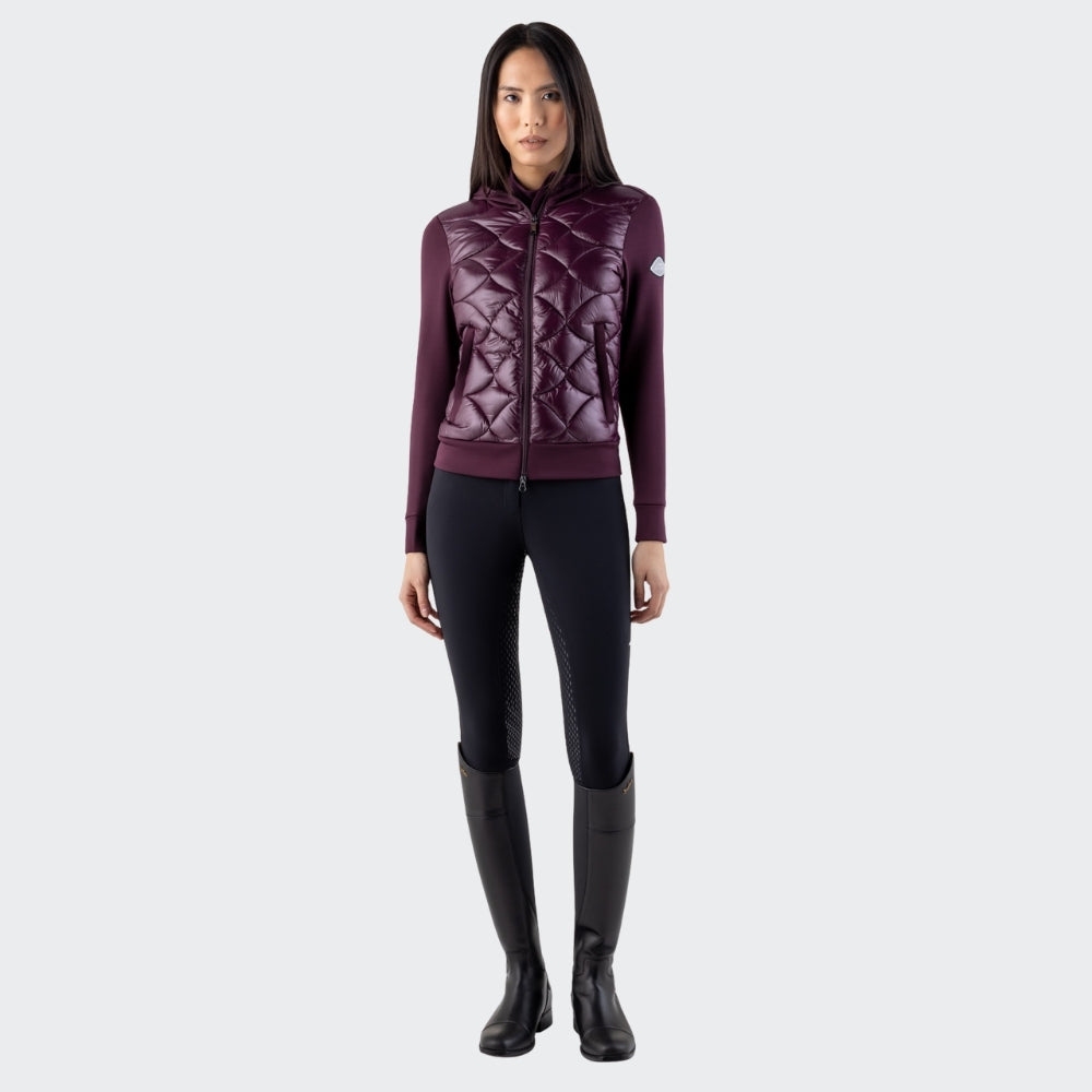 Ladies Gotel Full Zip Hoodie | Burgundy