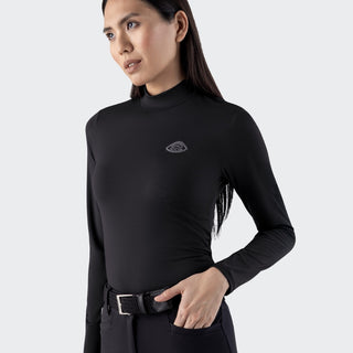 Ladies Geco Fleece Training Polo | Black