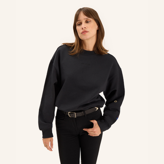 Ladies Birman Cotton Sweatshirt | Coal
