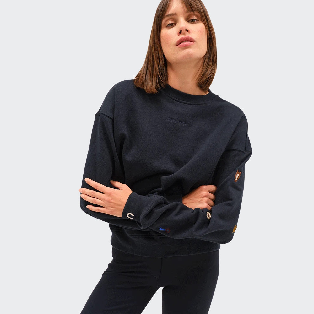 Ladies Birman Cotton Sweatshirt | Navy