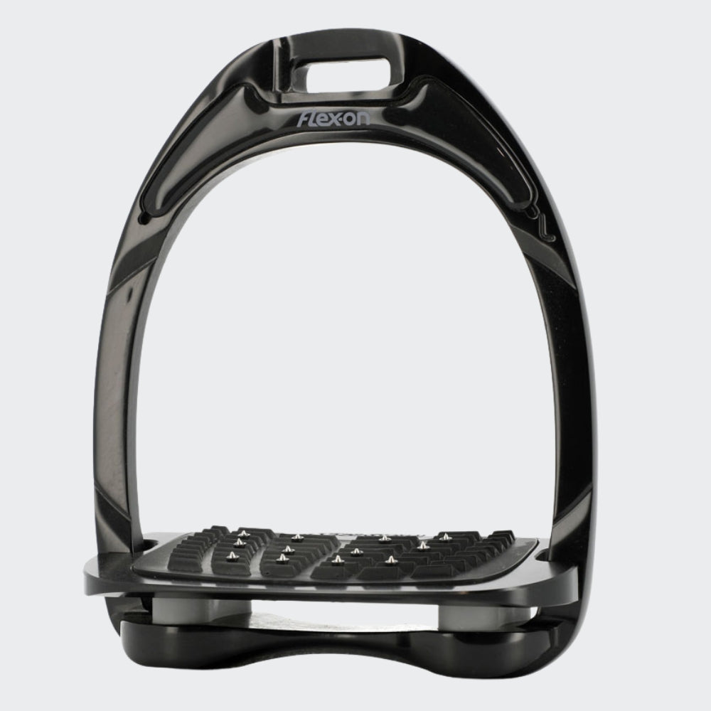 Black Aluminium Stirrups | Grey