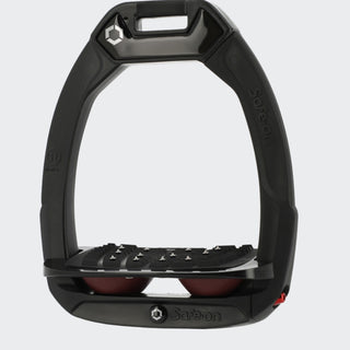 Safe-On Stirrups | Total Black | Plum