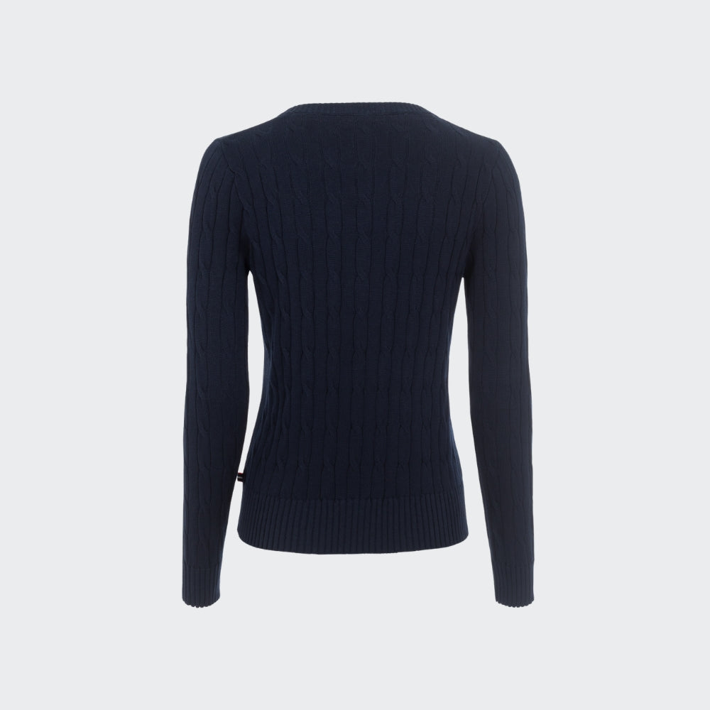 Ladies Cavalrobbi Knitted Sweater | Navy
