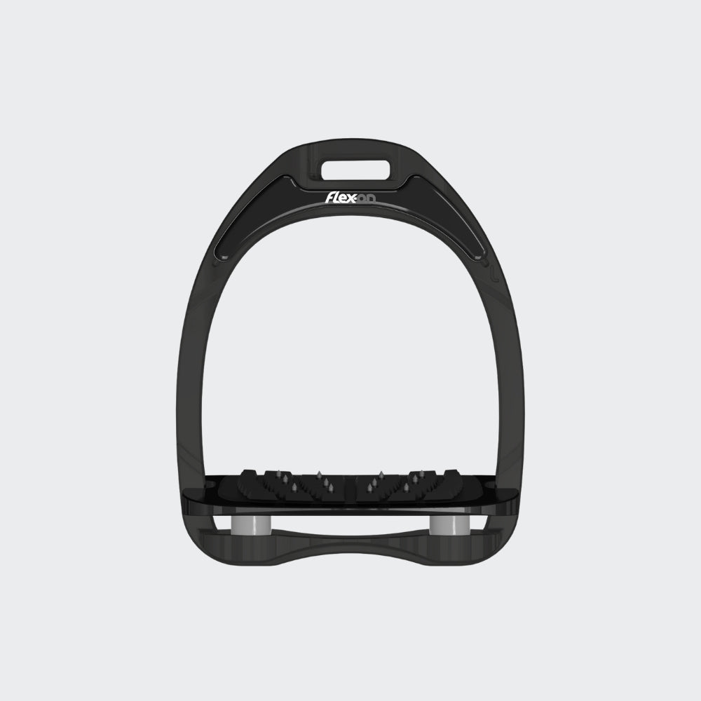 Black Aluminium Stirrups | Grey