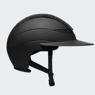 Xanto Helmet | Sun Visor | Rain Of Diamonds | With Logo | Matt Black