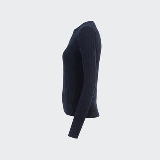 Ladies Cavalrobbi Knitted Sweater | Navy