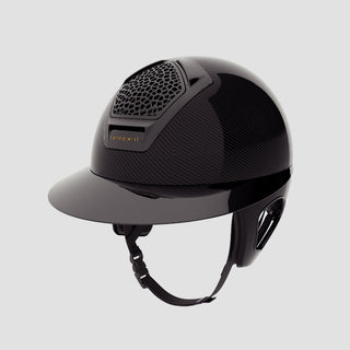 Voronoï Carbon Helmet With Temple Protection | Black | Catechu Black