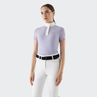 Ladies Eqglece Show Shirt | Short Sleeves | Purple