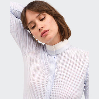Ladies Helios Long Sleeve Show Shirt | Sky Blue