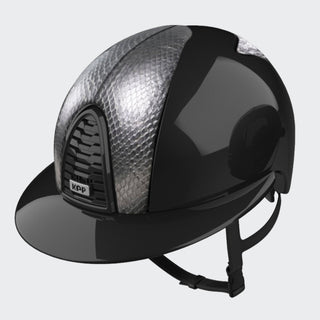 Cromo 2.0 Polish Black/Metal | Polo Visor | Universo Silver | Snake Front & Rear Panels