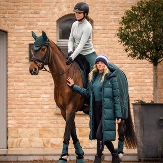 Ladies Cavaldaly Maxi Coat | Peacock