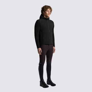 Mens R-Evo Tech Knit Softshell Coat | Black
