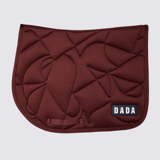 Fit For Fun Jumping Saddle Pad | Burgundy
