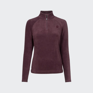Ladies Cavaldasha Half Zip Fleece | Dusty Plum