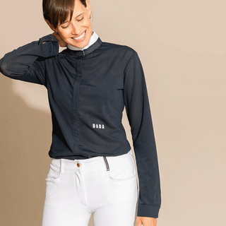 Ladies Helios Long Sleeve Show Shirt | Navy