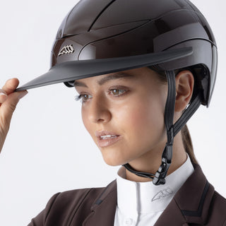 Xanto Helmet | Standard Visor | With Logo | Coffee Bean