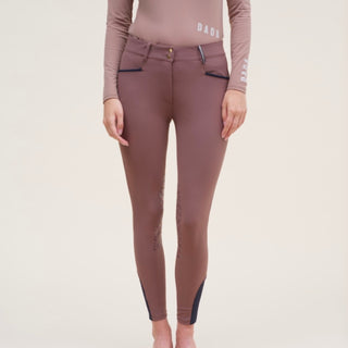 Ladies Giovani Grip Breeches | Medium Rise | Coffee