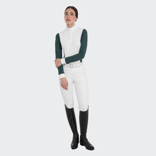 Ladies Perforated Long Sleeve Show Shirt | Pine Grove
