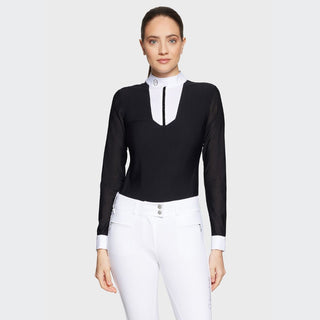 Ladies Faustine Premium Show Shirt | Jet Black